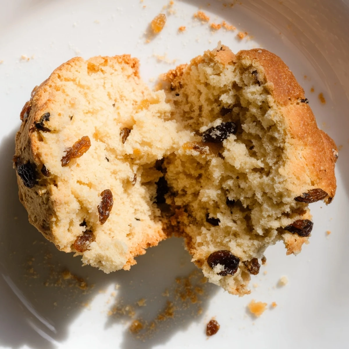 Irish Soda Bread Muffins are arranged in a wire rack, with a rustic charm that evokes a cozy kitchen atmosphere for tea time.
