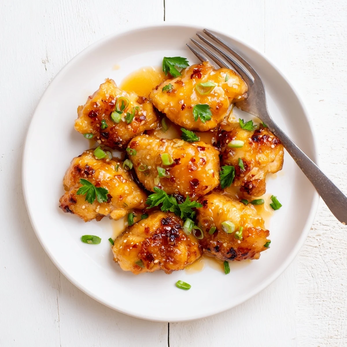 Freshly baked Classic Apricot Chicken with a sticky, sweet-and-savory glaze, ready to serve with roasted vegetables.