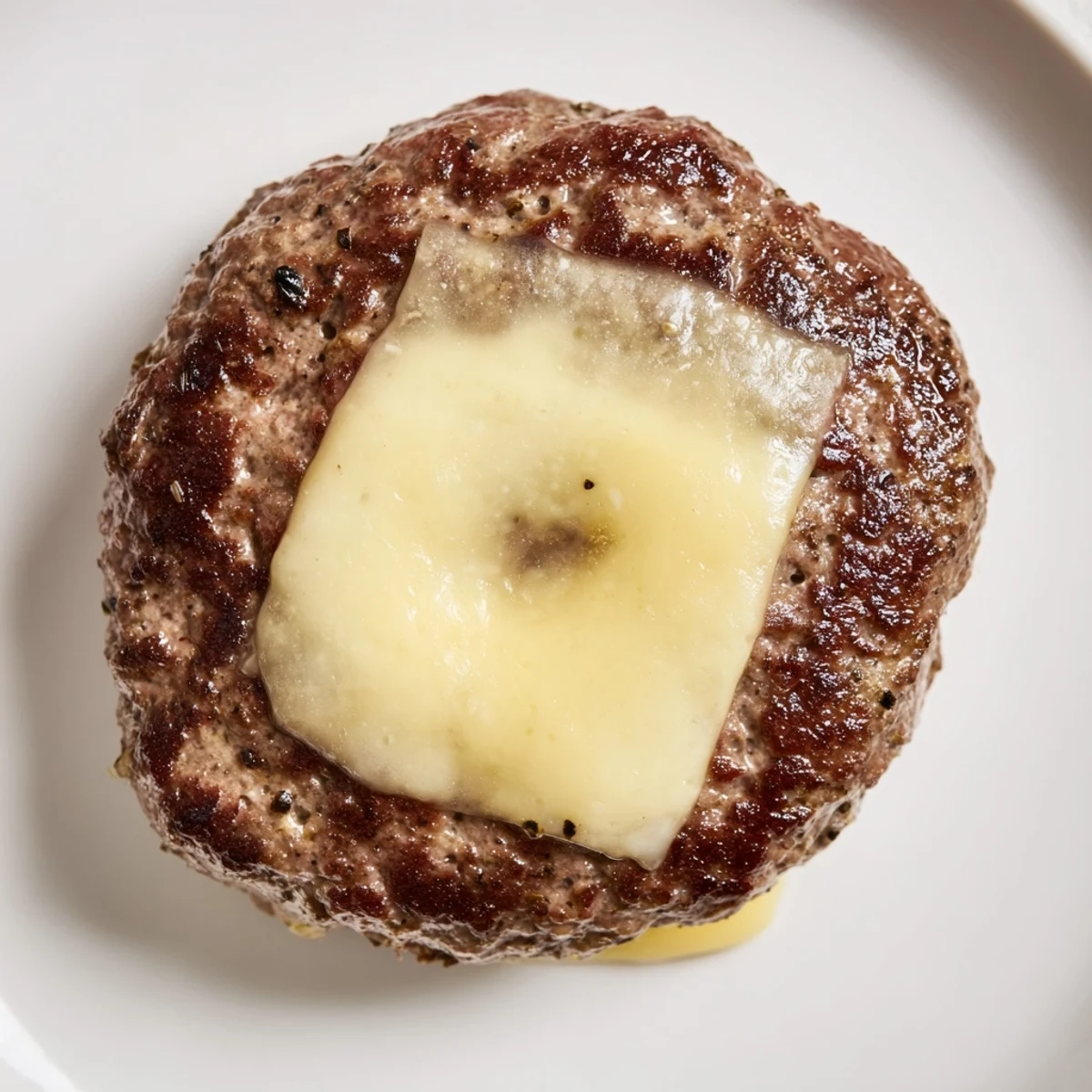 Platter of tasty air fryer hamburger patties served on toasted buns with crisp lettuce