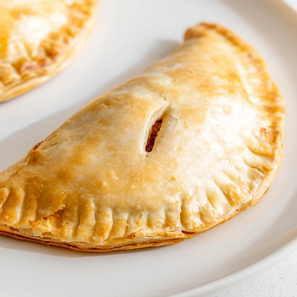 Golden brown Irish Beef and Guinness hand pies with flaky pastry and rich meat filling