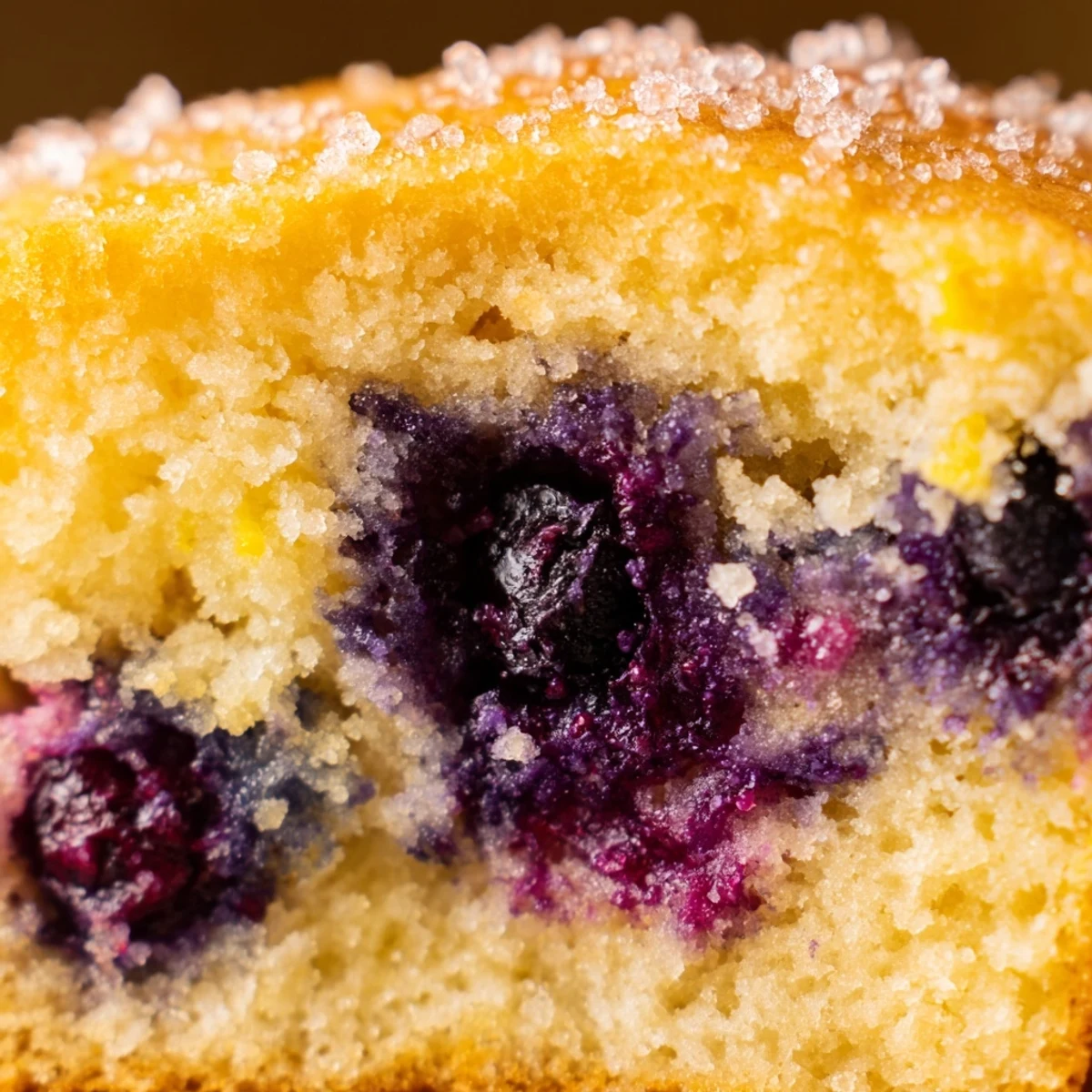 Fresh lemon blueberry muffins cooling on wire rack with zesty citrus scent