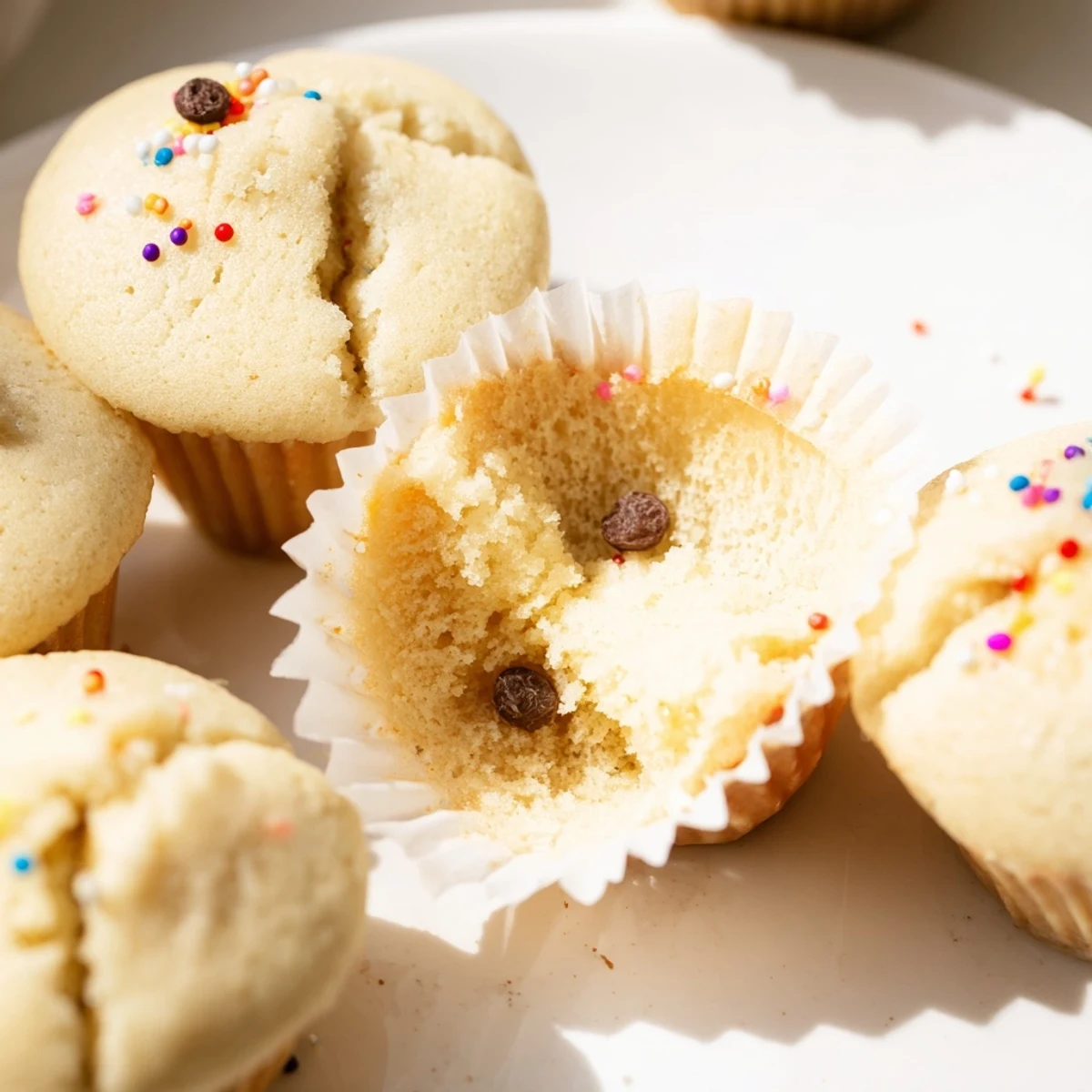 Steamed blooming cupcakes swirled with pastel colors and topped with edible flowers