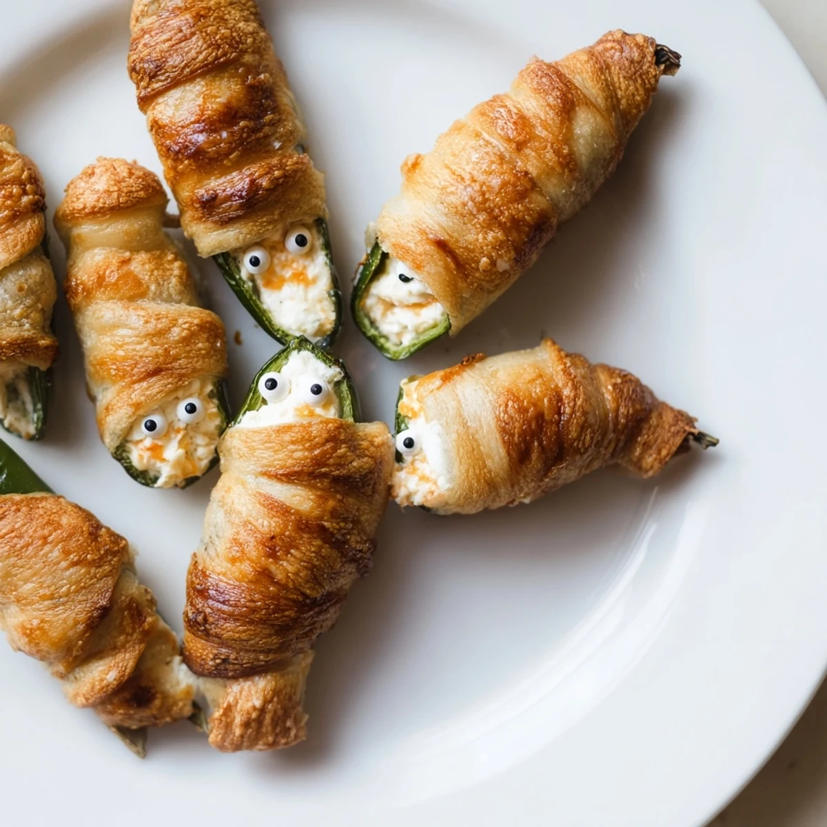 Mummy Jalapeno Poppers