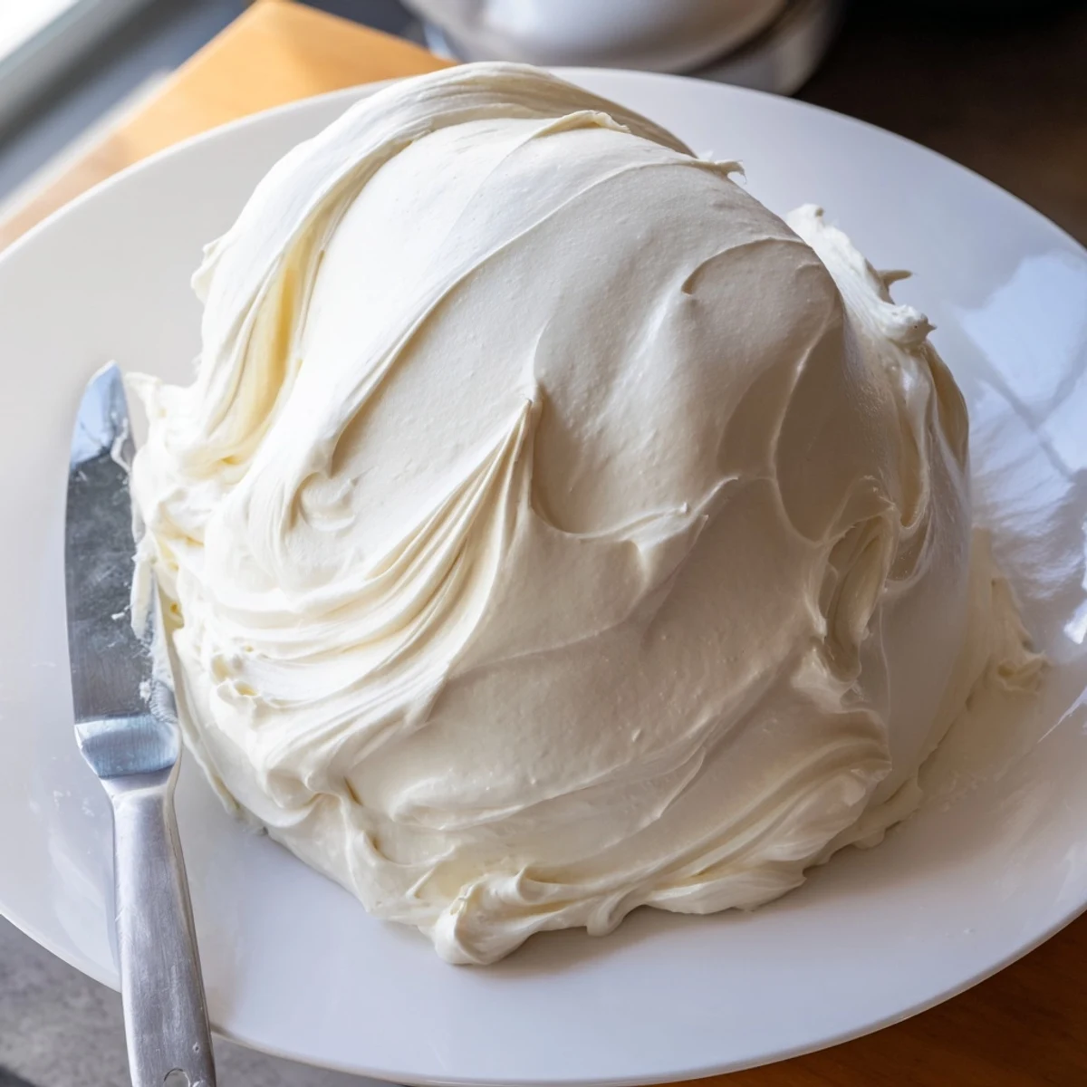 Silky Italian Meringue Buttercream spread smoothly over freshly baked cupcakes