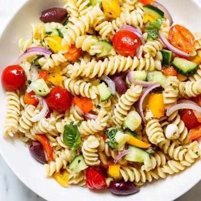 Vegetarian Italian Pasta Salad