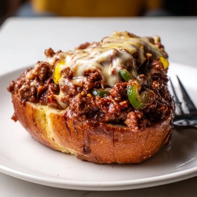 Cheesy Philly Sloppy Joes