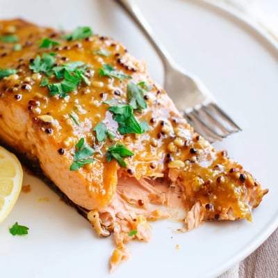 Baked Honey Mustard Salmon