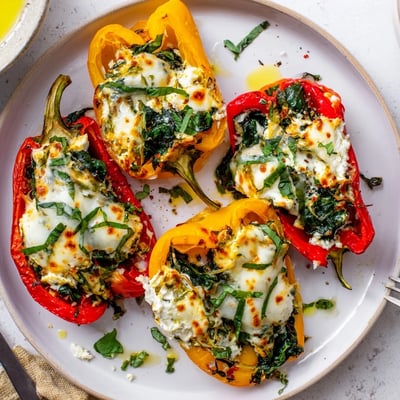Ricotta Stuffed Bell Peppers