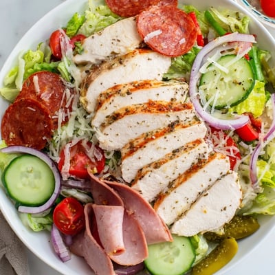 Italian Grinder Chicken Salad